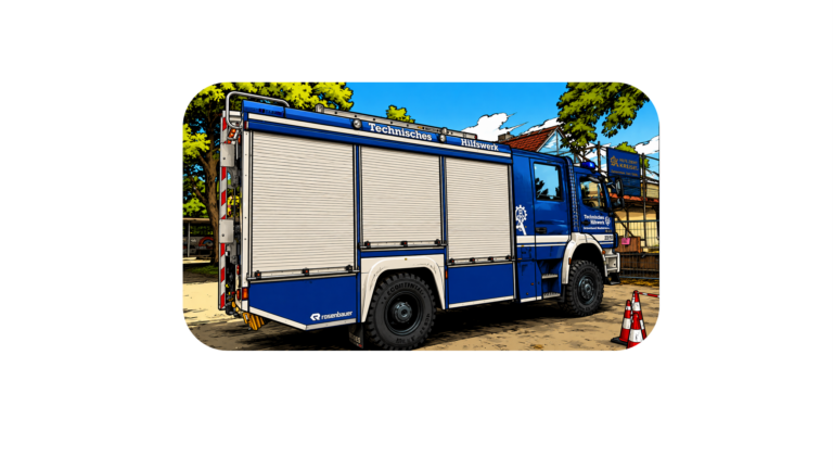 Technisches Hilfswerk (THW) an der WLS am 15.07.2026